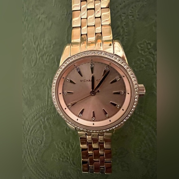 Michael Kors Women's MK3744 Ritz Rose Gold-Tone Watch - Picture 13 of 16